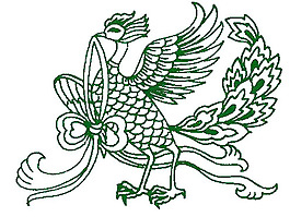 印花矢量圖 靚仔裝 抽象 動物 鳳凰 免費(fèi)素材