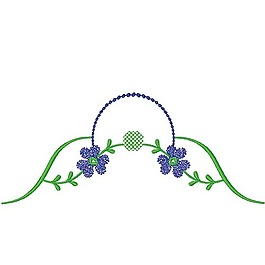 繡花 植物 花 花紋 花邊 免費(fèi)素材