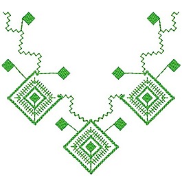 繡花 植物 花 花紋 領(lǐng)邊 免費(fèi)素材