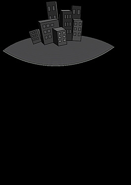 城市的剪貼畫(huà)
