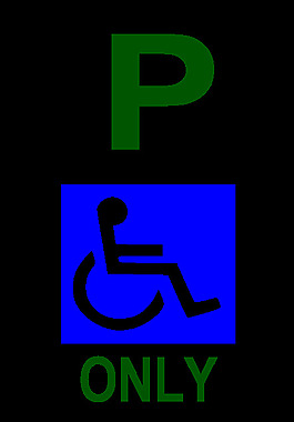 sign_disabled停車