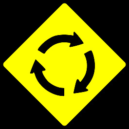 caution_roundabout