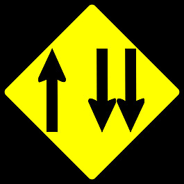 caution_overtaking車(chē)道