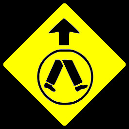 caution_pedestrian交叉