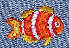繡花 動(dòng)物 魚 熱帶魚 色彩 免費(fèi)素材