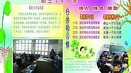 学校班级文化窗图片