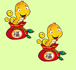 小蛇動漫卡通幾種顏色