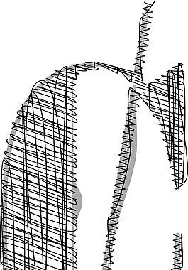 手绘字体矢量插画
