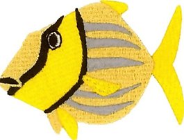 繡花 動(dòng)物 魚(yú) 色彩 黃色 免費(fèi)素材