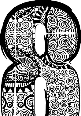 抽象畫插畫矢量數8