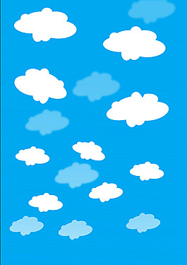 有云的天空