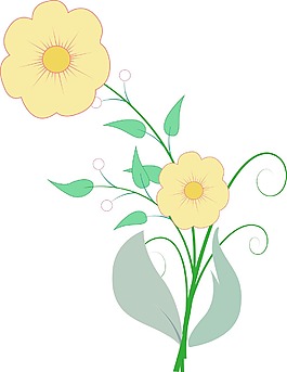 大自然花卉矢量藝術(shù)