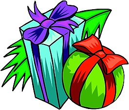 位圖 節(jié)日喜慶 圣誕節(jié) 圣誕禮物 彩球 免費素材