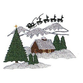 繡花 色彩 五顏六色 雪景 免費(fèi)素材