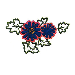 繡花 植物 花 花紋 花邊 免費(fèi)素材