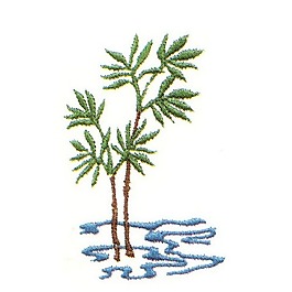 繡花 植物 樹(shù) 色彩 綠色 免費(fèi)素材