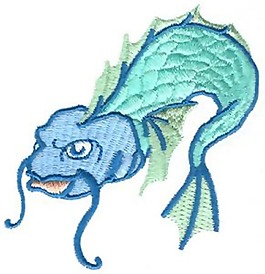 繡花 動(dòng)物 魚(yú) 色彩 免費(fèi)素材