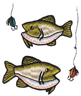 繡花 動(dòng)物 魚(yú) 色彩 免費(fèi)素材