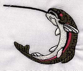 繡花 動(dòng)物 魚(yú) 色彩 免費(fèi)素材