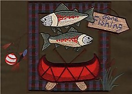 繡花 動(dòng)物 魚(yú) 色彩 免費(fèi)素材