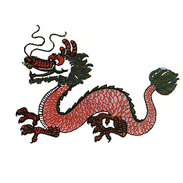 繡花 動(dòng)物 龍 中國 民族 免費(fèi)素材