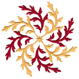 繡花 色彩 花紋 藤條 紅色 免費素材