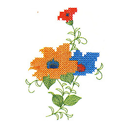 繡花 植物 花 色彩 盛開 免費素材