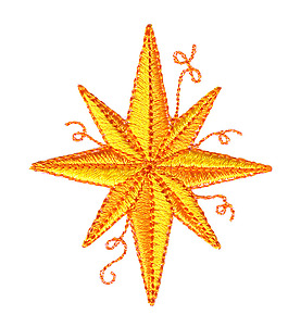 绣花 花边 金黄色色 橙色 花 免费素材