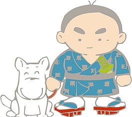 位圖 可愛卡通 狗 卡通人物 免費(fèi)素材