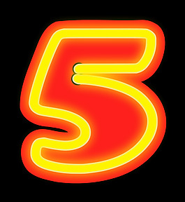 霓虹numerals-5