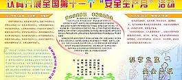 安全生產(chǎn)展板圖片