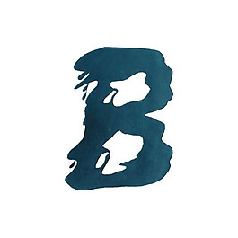 繡花 英文B 字母 藍(lán)色 免費(fèi)素材