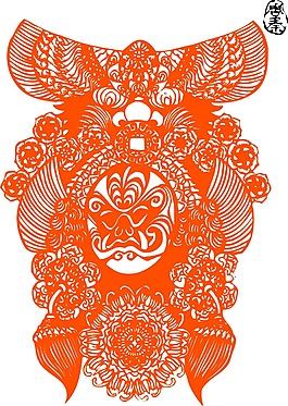 印花矢量圖 人物 男人 色彩 橙色 免費素材