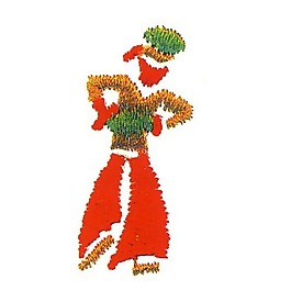 繡花 女人 少數(shù)民族 歡快 免費(fèi)素材