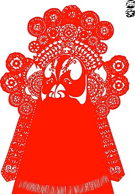 印花矢量圖 民族 臉譜 紅色 色彩 免費(fèi)素材