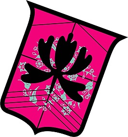 印花矢量圖 徽章標(biāo)記 色彩 黑色 綠色 免費(fèi)素材