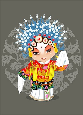 印花矢量圖 人物 女人 民族 色彩 免費(fèi)素材