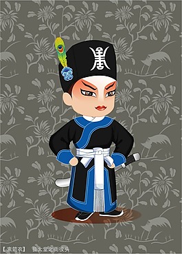 印花矢量圖 人物 色彩 黑色 白色 免費(fèi)素材