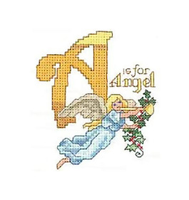 繡花 英文A 女孩 天使 Angel 免費(fèi)素材