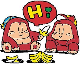 位圖 人物 卡通人物 少女 文字 免費素材