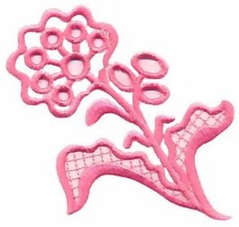 繡花 花邊 花朵 免費(fèi)素材