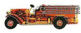 繡花 貨車(chē) 橘黃色 免費(fèi)素材