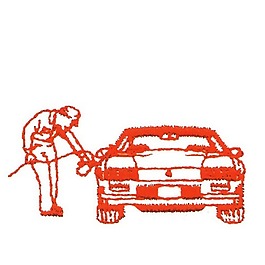 繡花 汽車 速度 十字繡 免費素材