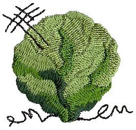 繡花 青菜 綠色 青色 免費素材