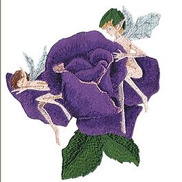 繡花 天使 植物 花 免費(fèi)素材