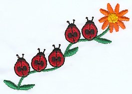 繡花 動物 色彩 黑色 紅色 免費素材