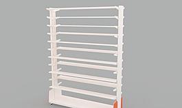 商场货架 平板式3D shop equipment Rack 3