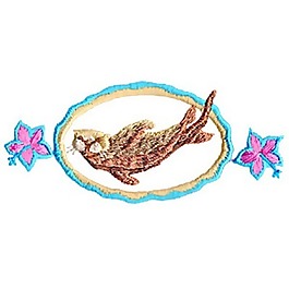 繡花 動物 海豹 卡通 家紡 免費素材