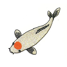 繡花 動(dòng)物 魚 花紋 色彩 免費(fèi)素材