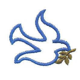 繡花 動(dòng)物 鳥(niǎo)類(lèi) 色彩 藍(lán)色 免費(fèi)素材